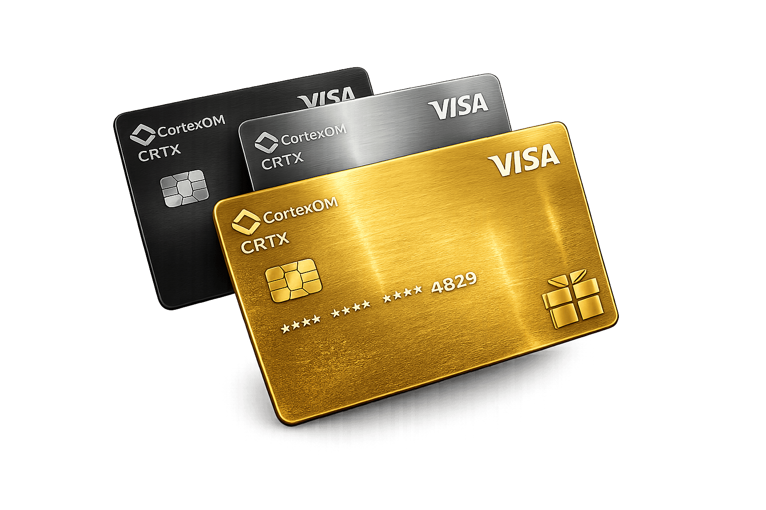 CRTX Visa Card tiers